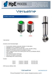 thumbnail of Versaline Control Head