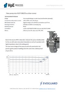 thumbnail of Evoguard New Pump size H1CP 280 35 as slow runner P