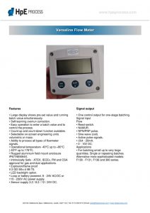thumbnail of Versaline Flow Meter Batch Controller
